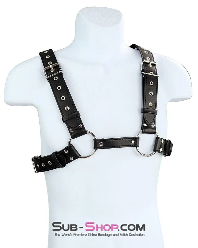 0390DL      Boy Toy Male Bondage Chest Harness