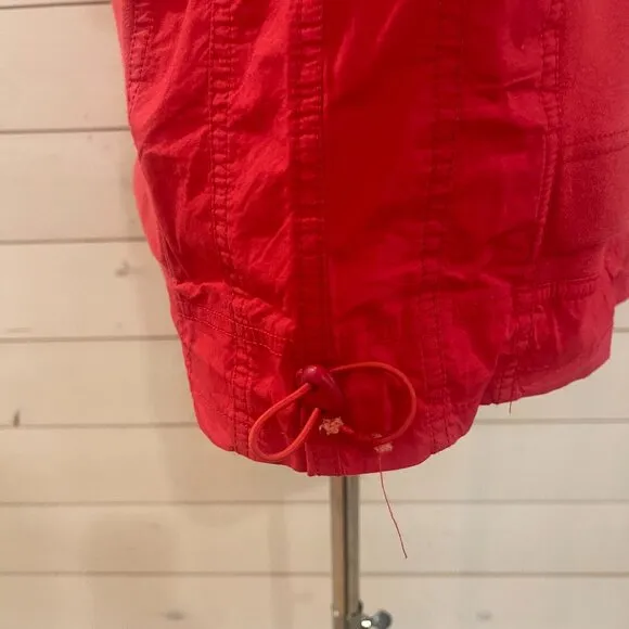 073 Daily Practice by Anthropologie Short-Sleeve Mini Dress Red NWT Size XS