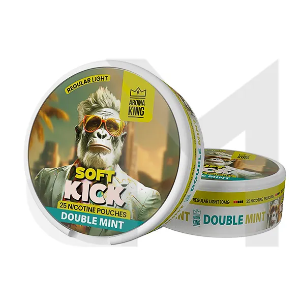 10mg Aroma King Soft Kick Nicotine Pouches - 25 Pouches