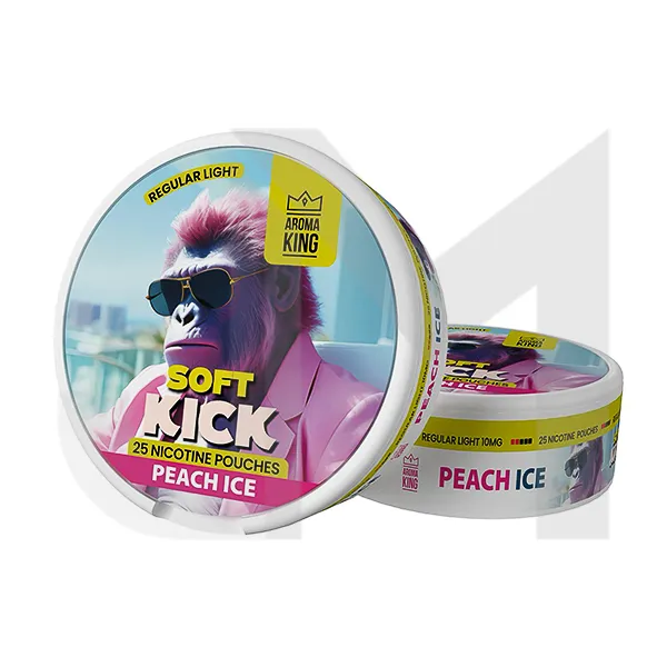 10mg Aroma King Soft Kick Nicotine Pouches - 25 Pouches