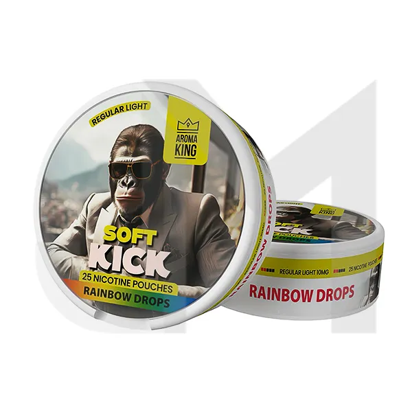 10mg Aroma King Soft Kick Nicotine Pouches - 25 Pouches