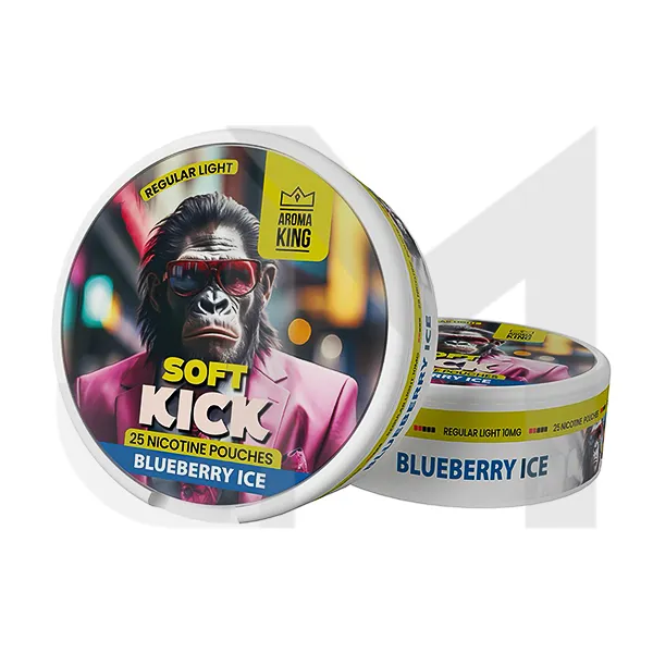 10mg Aroma King Soft Kick Nicotine Pouches - 25 Pouches