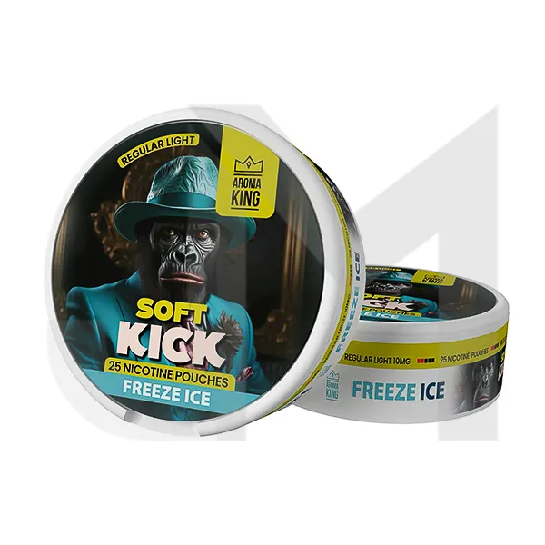10mg Aroma King Soft Kick Nicotine Pouches - 25 Pouches