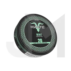 12mg Ignite Mint Slim Nicotine Pouch - 20 Pouches