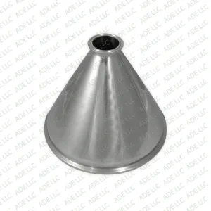 12" x 2" Tri Clamp, Tri Clover, Sanitary Concentric Reducer, 304 SS