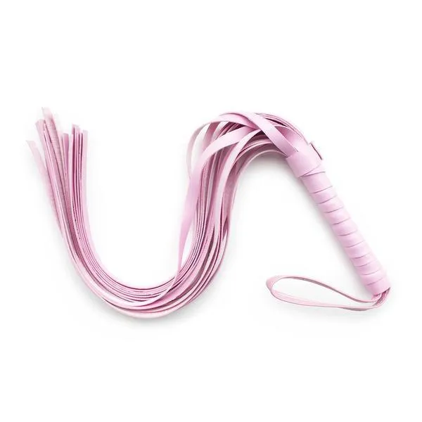 1479DL      Sissy Whip 18” Leatherette Beginner’s Flogger Whip - LAST CHANCE - Final Closeout!