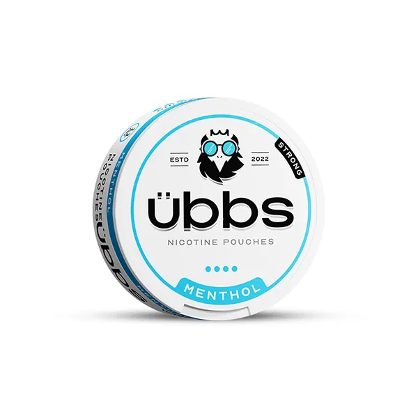 14mg Übbs Menthol Max Strength Nicotine Pouches - 20 Pouches
