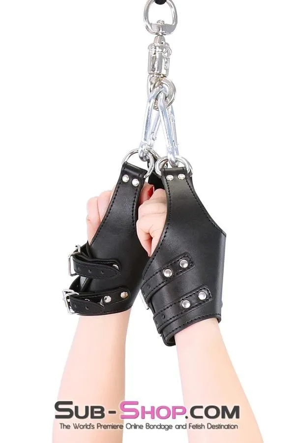 1545DL      Beginner’s Double Buckle Suspension Wrist Cuffs
