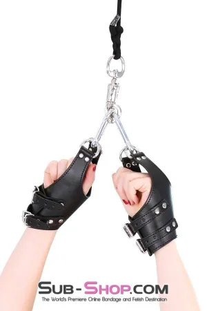 1545DL      Beginner’s Double Buckle Suspension Wrist Cuffs
