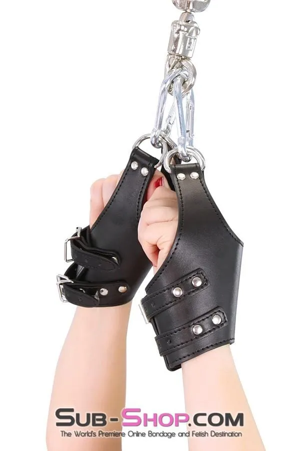 1545DL      Beginner’s Double Buckle Suspension Wrist Cuffs