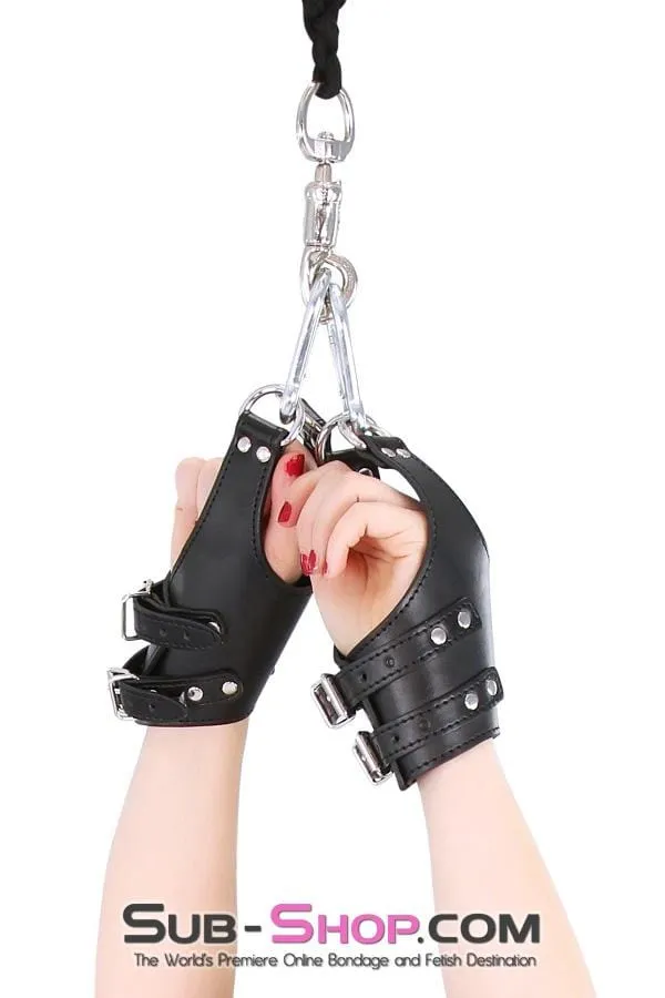 1545DL      Beginner’s Double Buckle Suspension Wrist Cuffs