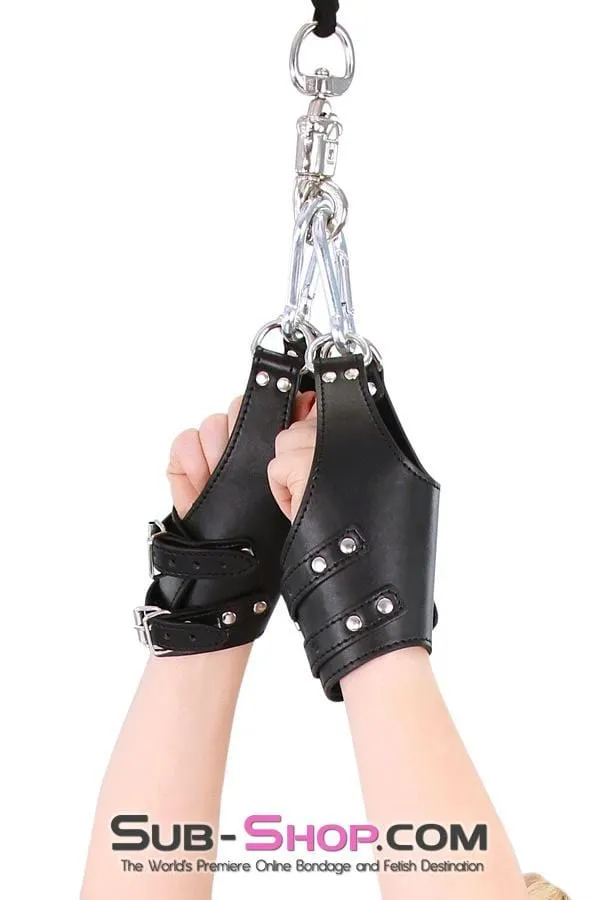 1545DL      Beginner’s Double Buckle Suspension Wrist Cuffs