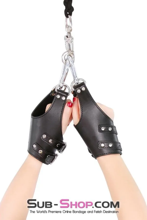 1545DL      Beginner’s Double Buckle Suspension Wrist Cuffs