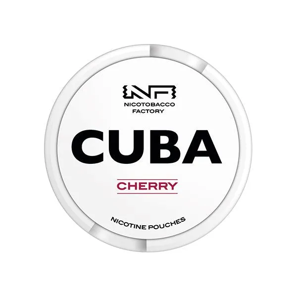 16mg CUBA White Nicotine Pouches - 25 Pouches