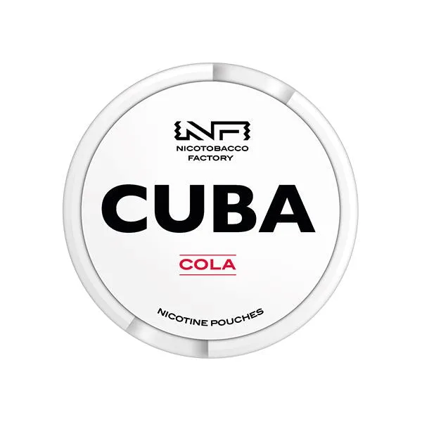 16mg CUBA White Nicotine Pouches - 25 Pouches