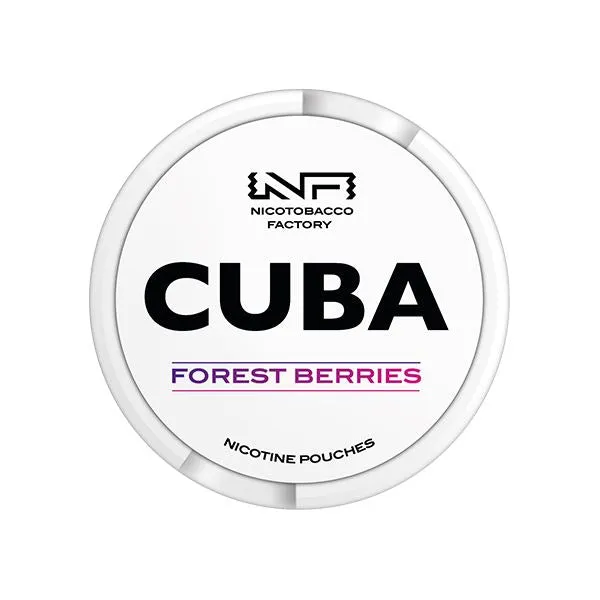 16mg CUBA White Nicotine Pouches - 25 Pouches
