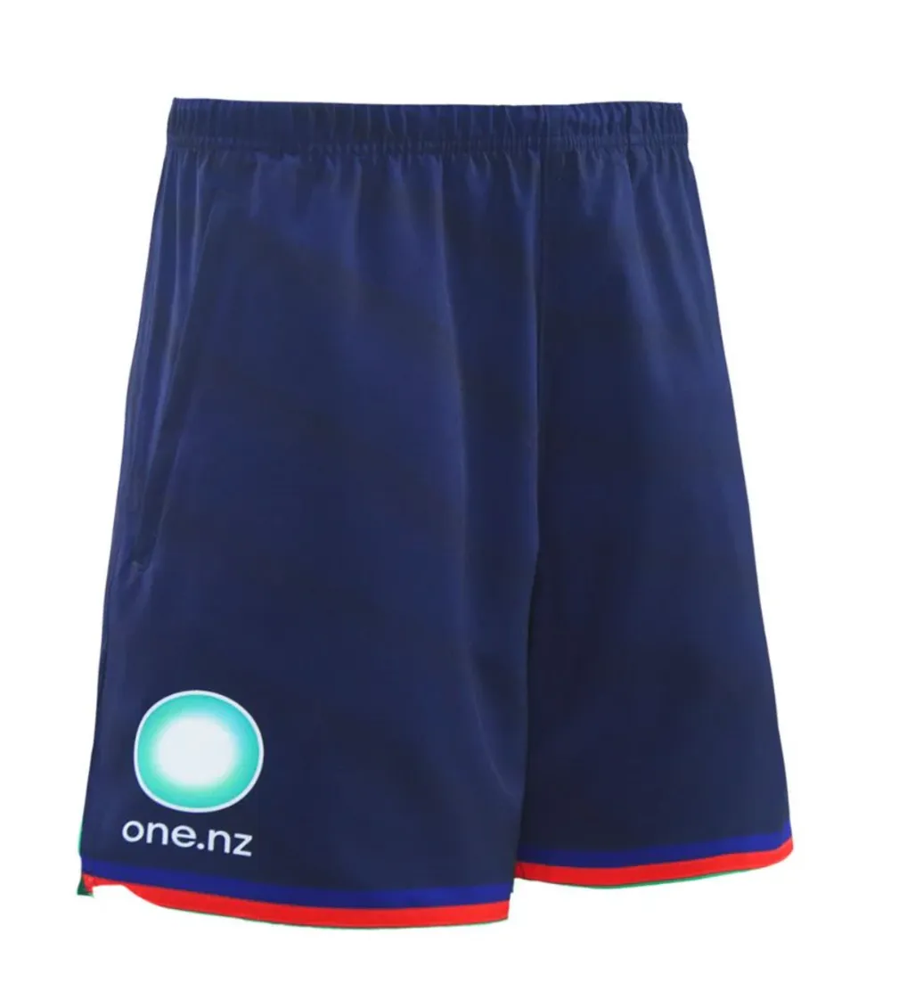 2025 New Zealand Warriors Mens Alternate Gym Shorts