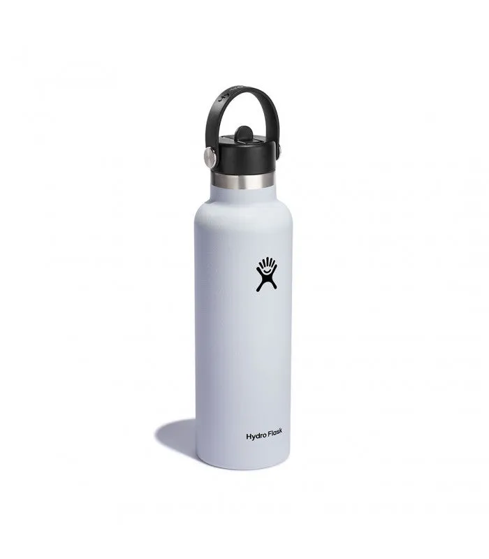 21 OZ STANDARD WITH FLEX STRAW CAP WHITE