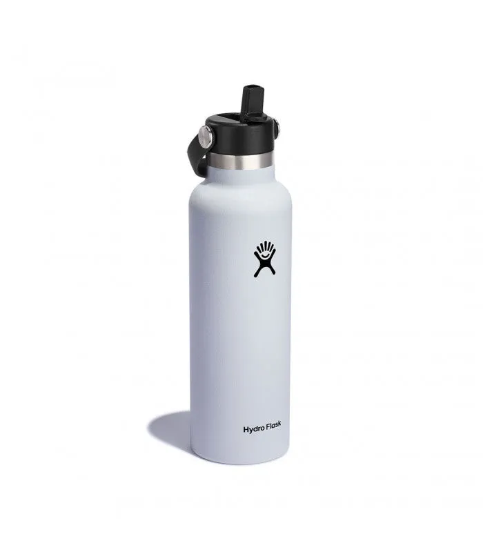 21 OZ STANDARD WITH FLEX STRAW CAP WHITE