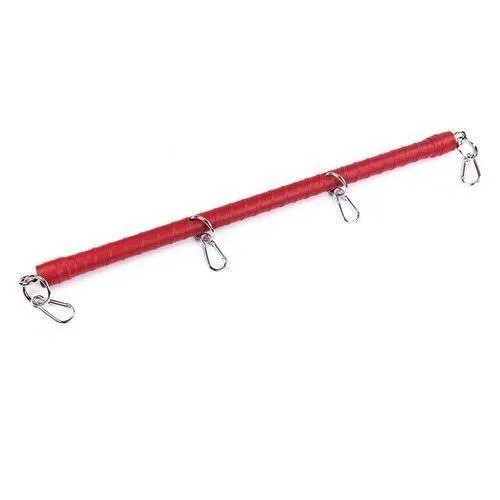 2215M      Spread ‘Em Red Wrapped Spreader Bar with 4 Spring Snap Connectors