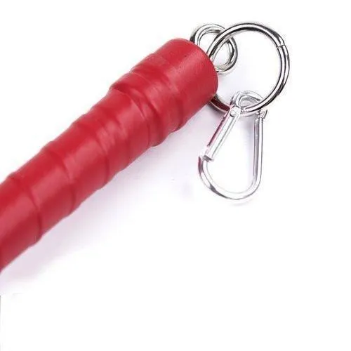 2215M      Spread ‘Em Red Wrapped Spreader Bar with 4 Spring Snap Connectors