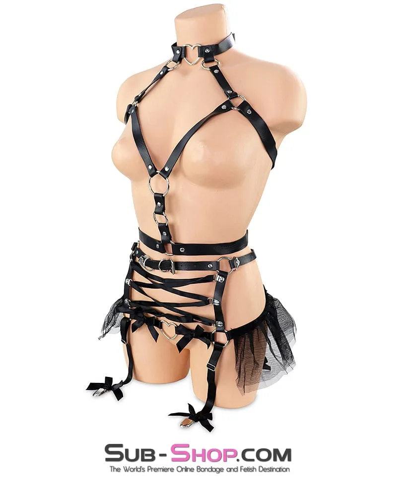 2353DL-SIS      Sissy Slaveboy's Crossdressing Bondage Body Forced Feminization Fantasy Dominant Woman Harness Kit