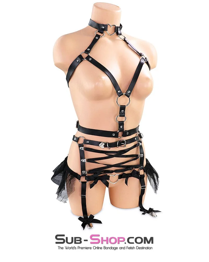 2353DL-SIS      Sissy Slaveboy's Crossdressing Bondage Body Forced Feminization Fantasy Dominant Woman Harness Kit
