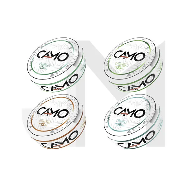 25mg Camo Nicotine Pouches - 20 Pouches