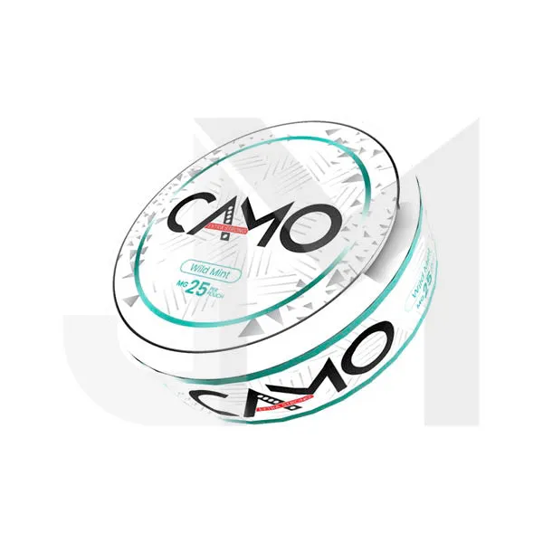 25mg Camo Nicotine Pouches - 20 Pouches