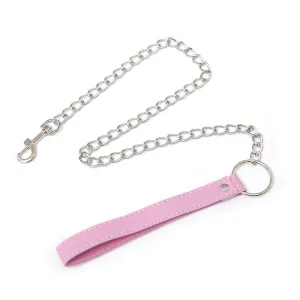 2785MQ      Pink Handle Chained Bondage Leash