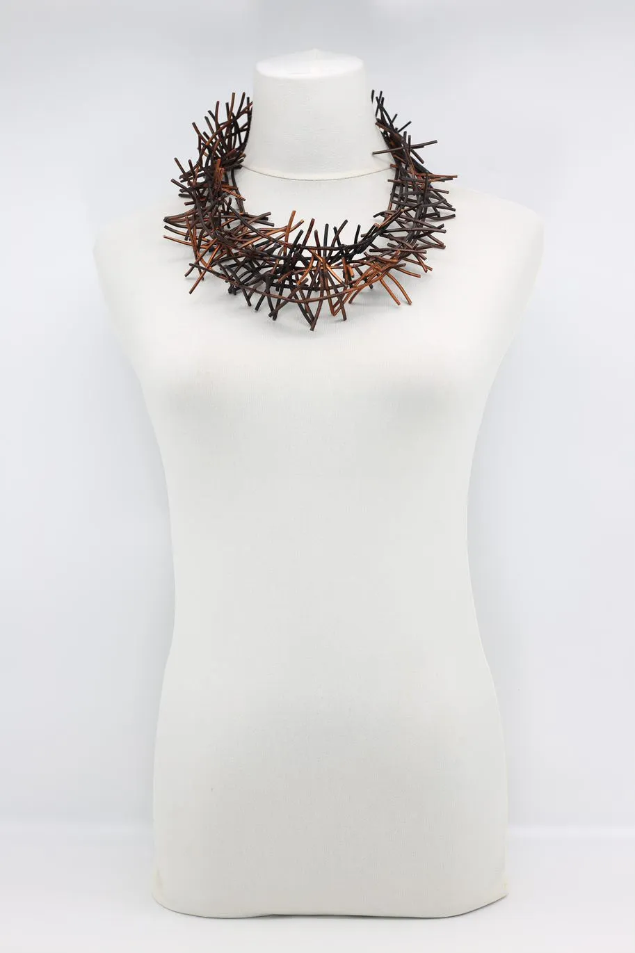 3 Strand Birds Nest Necklace - Hand-painted
