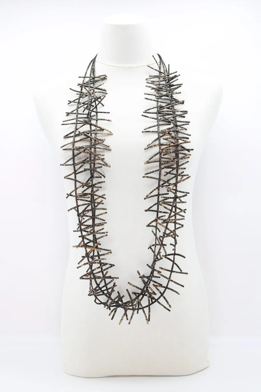 3 Strand Birds Nest Necklace - Hand-painted