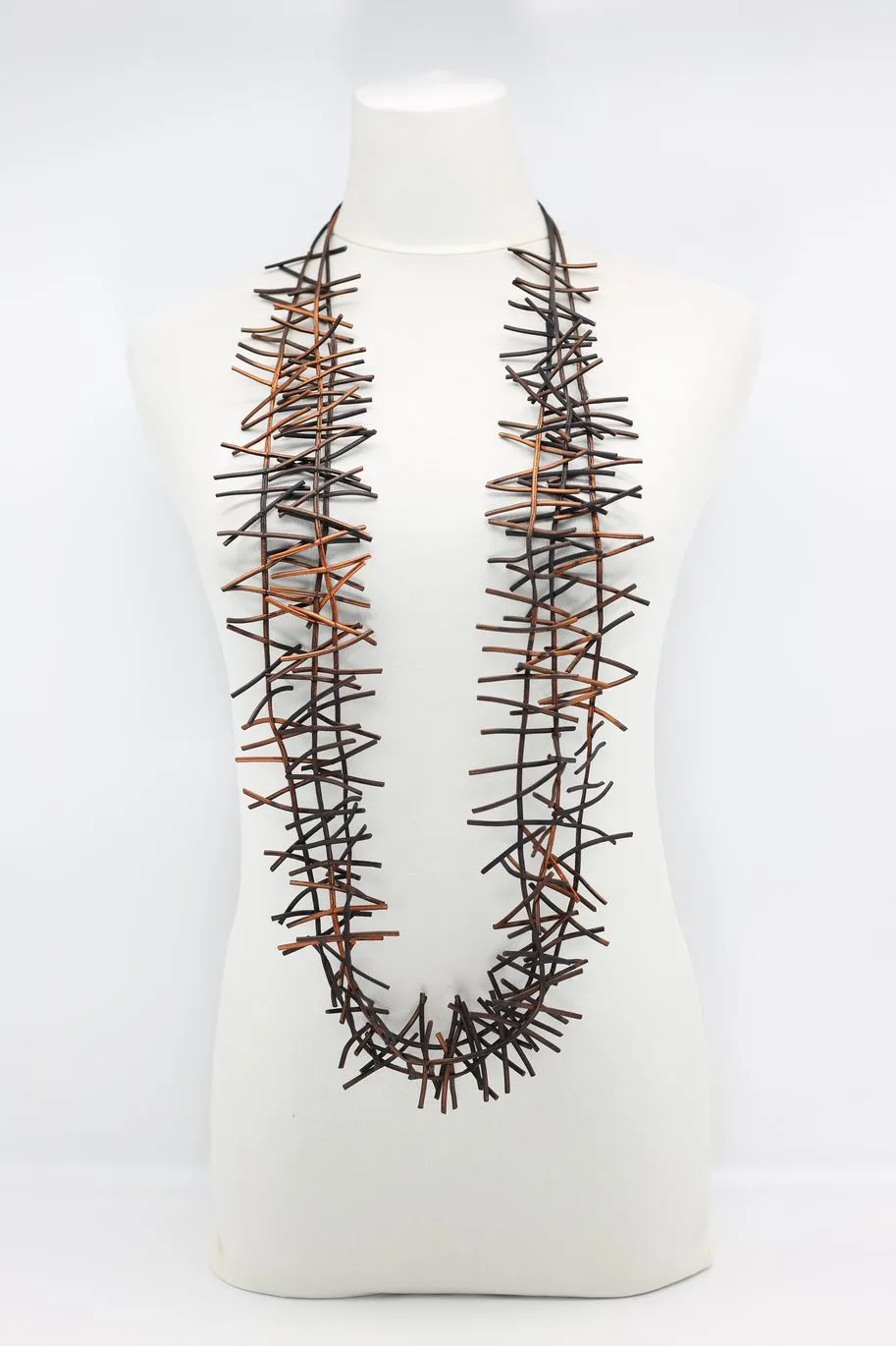 3 Strand Birds Nest Necklace - Hand-painted