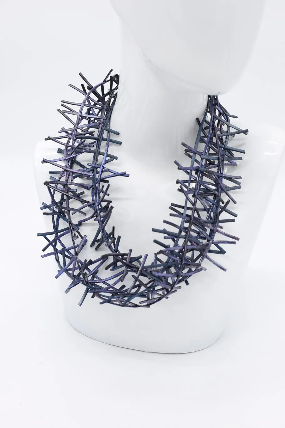 3 Strand Birds Nest Necklace - Hand-painted