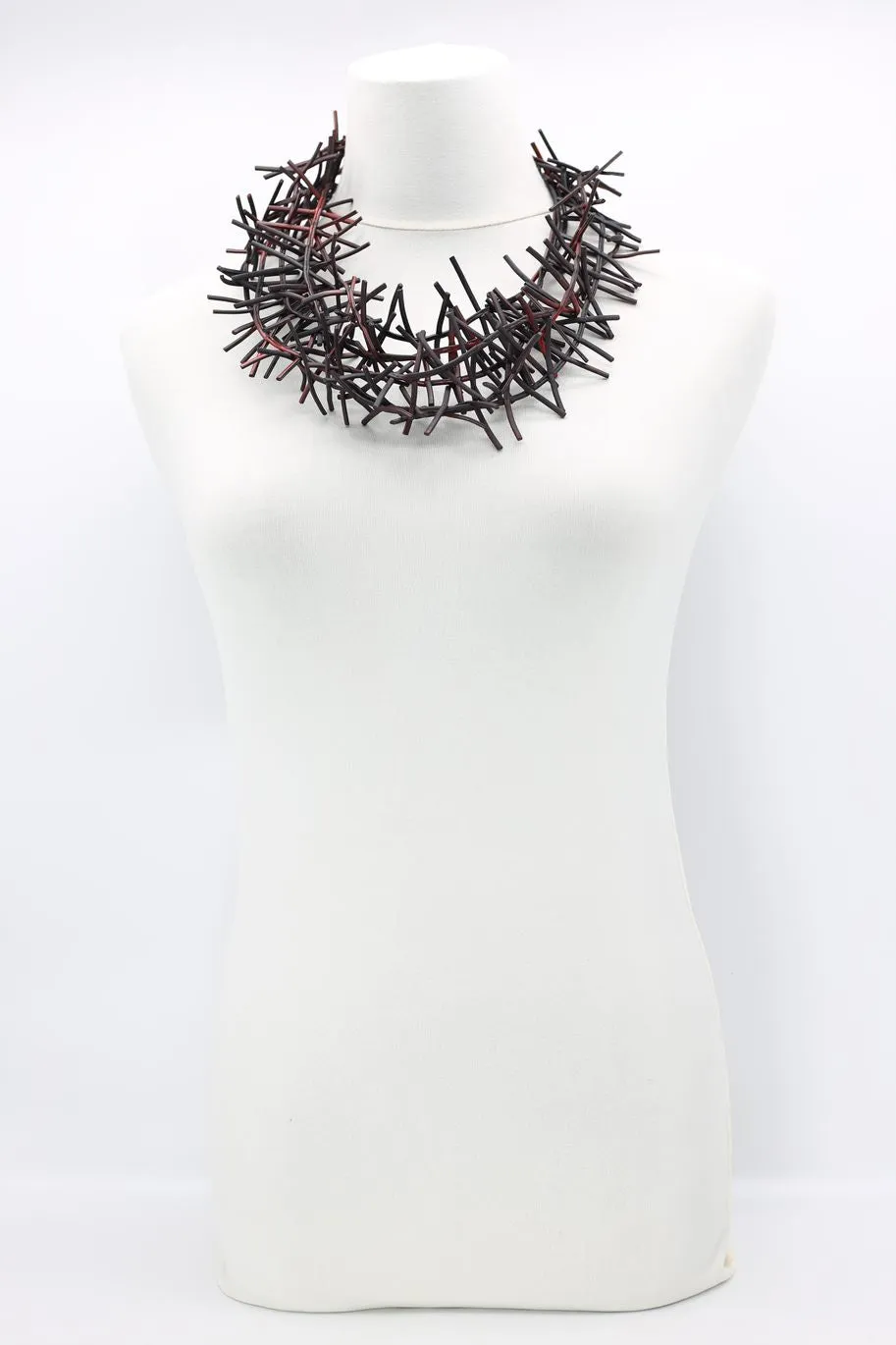3 Strand Birds Nest Necklace - Hand-painted