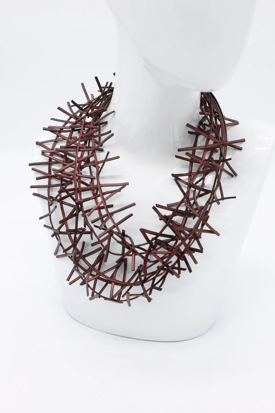 3 Strand Birds Nest Necklace - Hand-painted