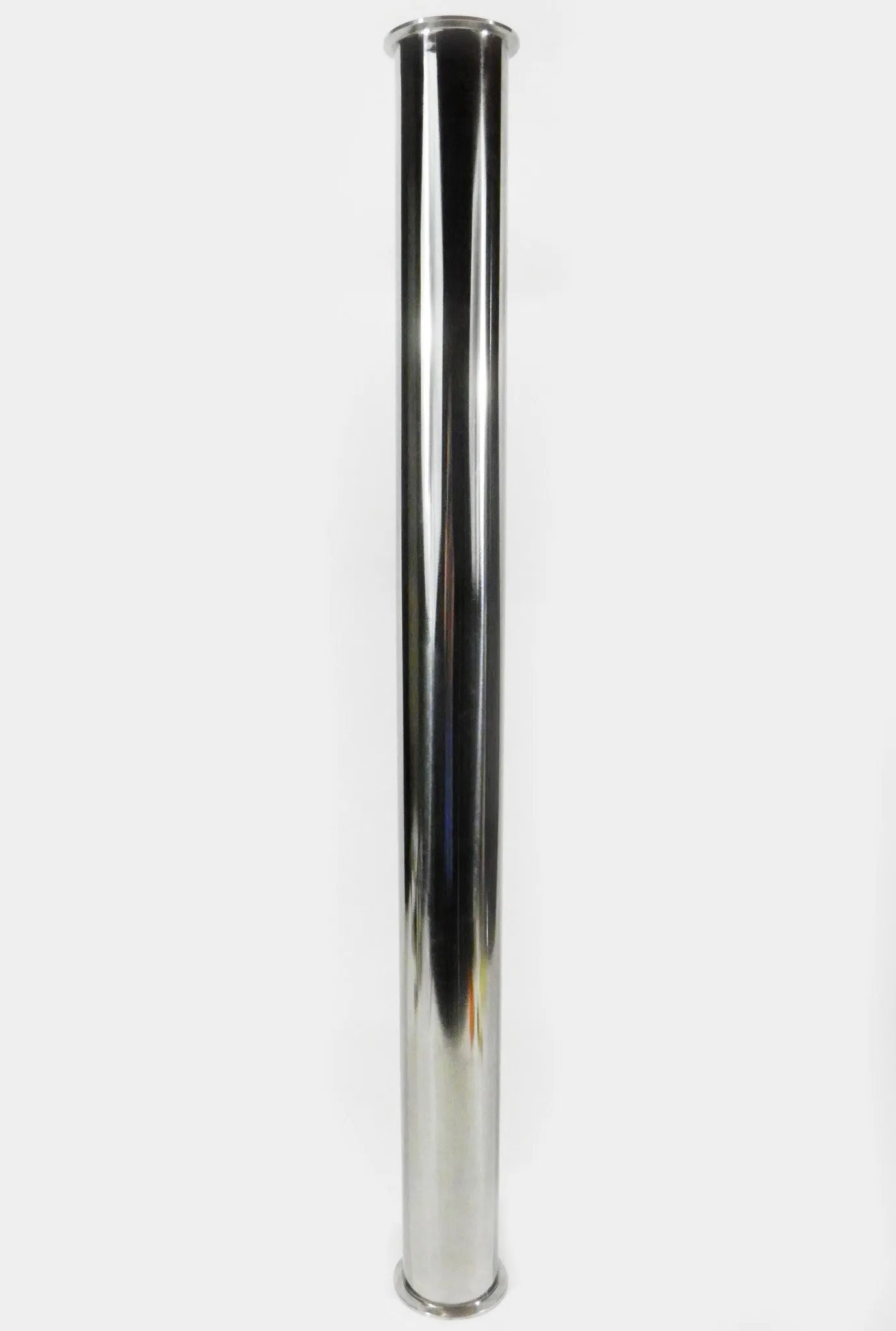 3" x 36" Sanitary, 304 Stainless Steel, Tri Clamp Spool, BHO Extractor Column