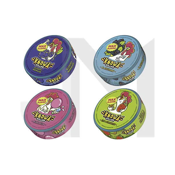 46.9mg Kurwa Killer Nicotine Pouches - 20 Pouches