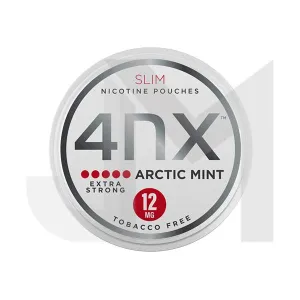 4NX 12mg Arctic Mint Slim Nicotine Pouches 20 Pouches