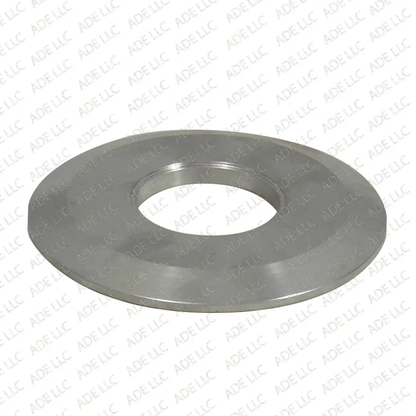 4" Blank Cap with 2" Weld Cutout, SS304