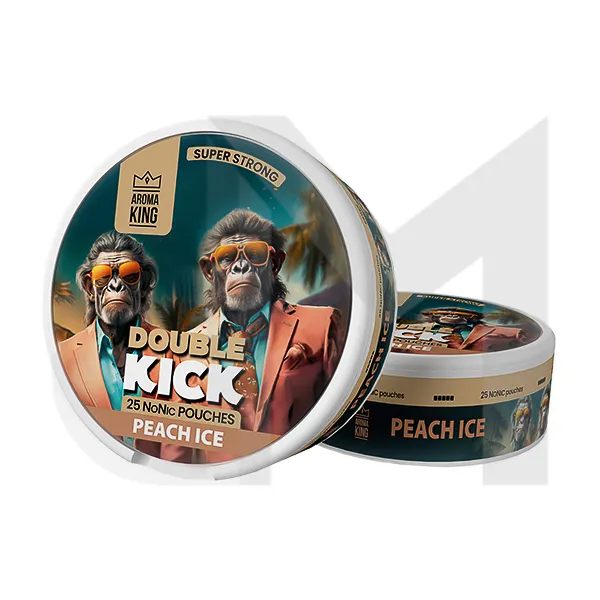 50mg Aroma King Double Kick NoNic Pouches - 25 Pouches