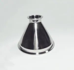 6" x 2"  Tri Clamp, Tri Clover, Sanitary, Concentric Reducer, 304 Stainless Steel