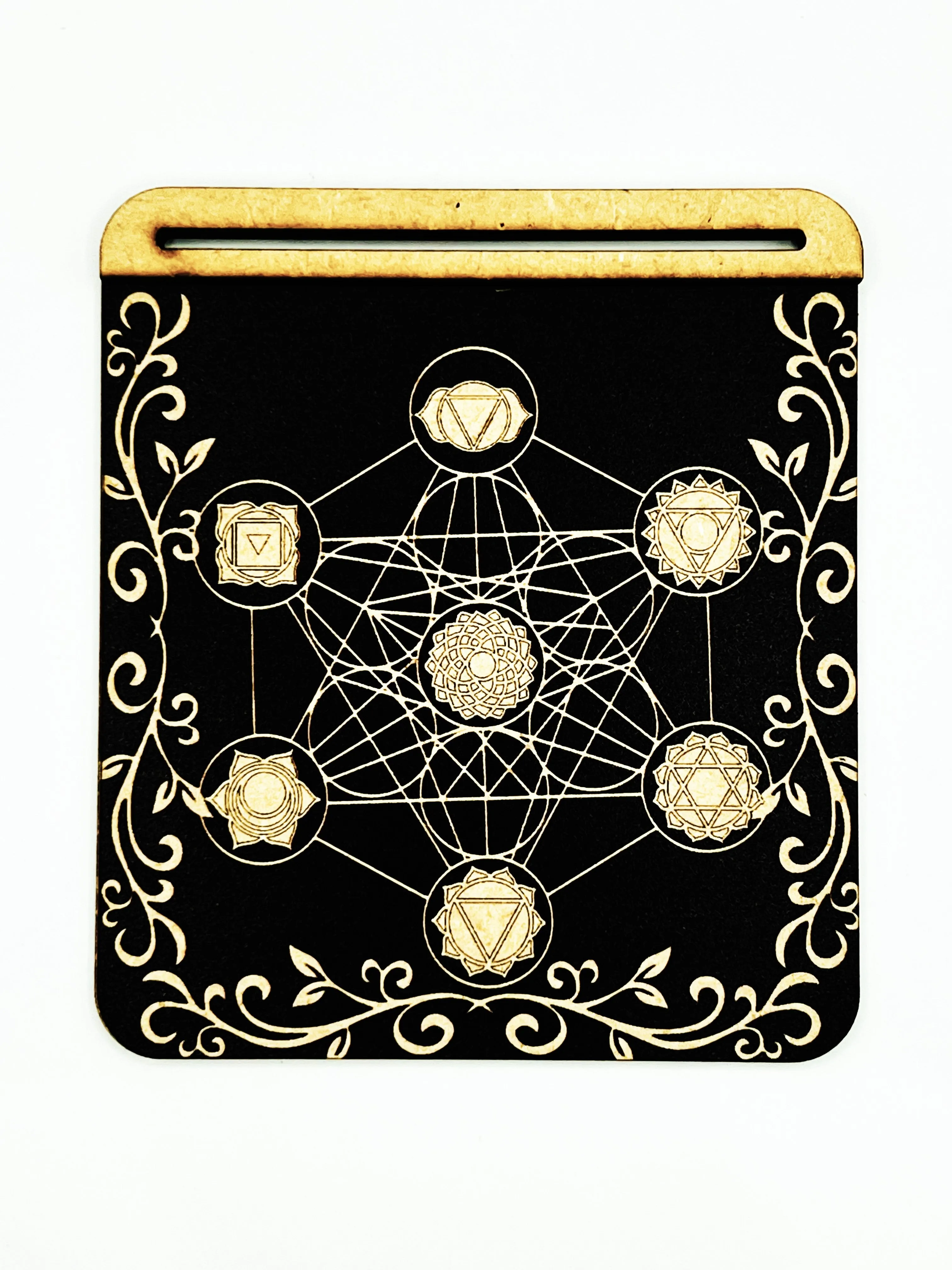 7 Chakra Metatron Tarot Card Holder