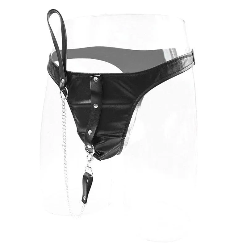 7127M      Bondage Panty with Cum with Me Leash