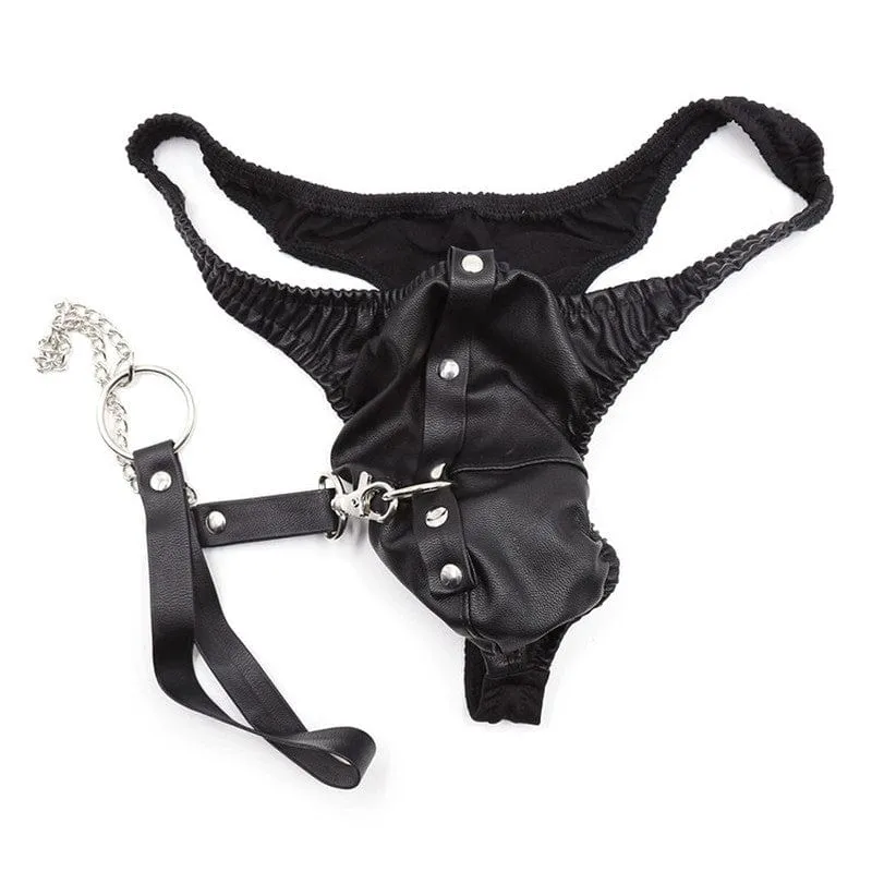 7127M      Bondage Panty with Cum with Me Leash