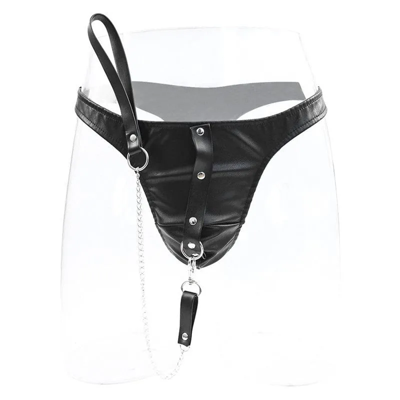 7127M      Bondage Panty with Cum with Me Leash