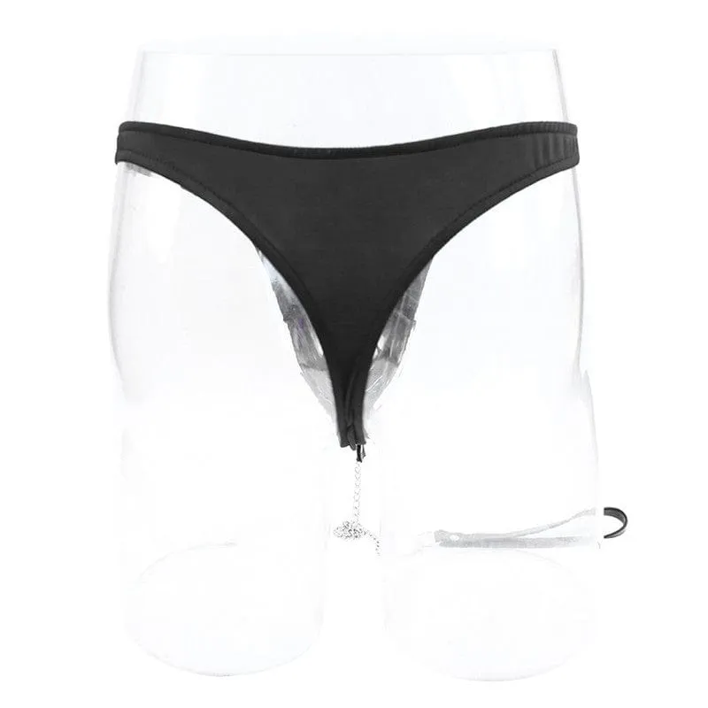 7127M      Bondage Panty with Cum with Me Leash