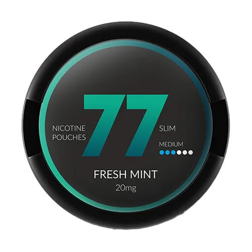 77 Slim - Nicotine Pouches - Fresh Mint