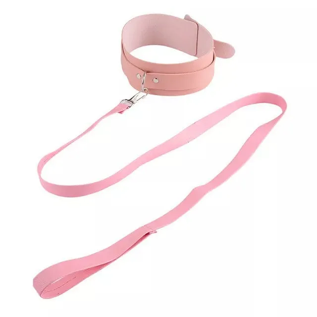 7945DL      Captured Damsel Pink 8 Pc Bondage Fantasy Kit