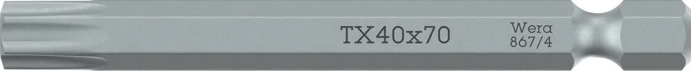 867/4 Z TORX® bits, TX 25 x 70 mm